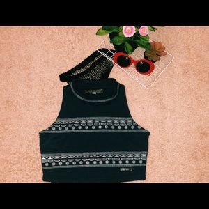 Vintage guess jeans crop top